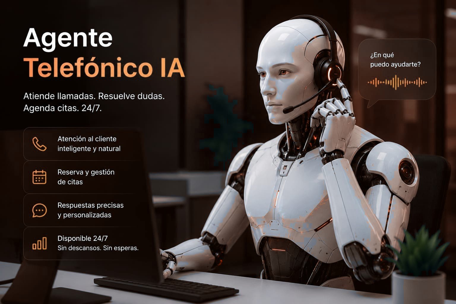 Agentes telefónicos con inteligencia artificial