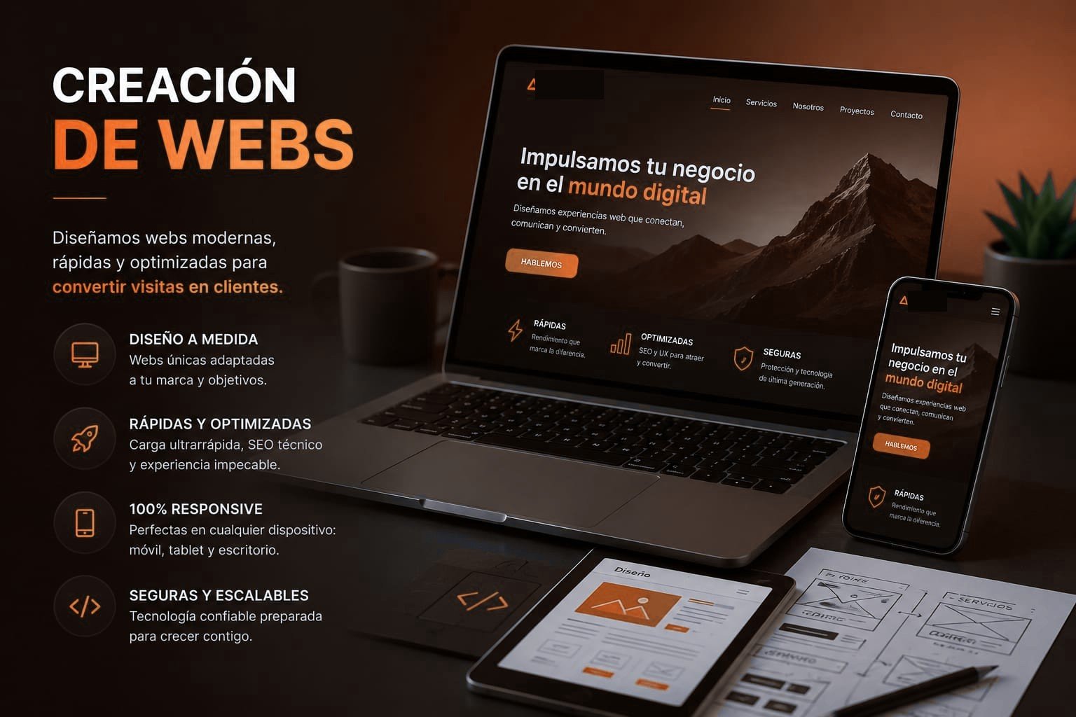 Creación de webs profesionales con IAguar